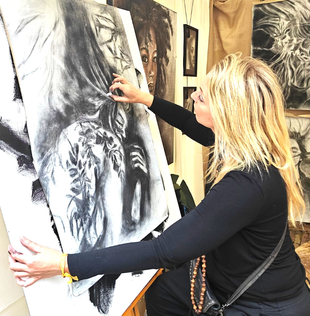 Werken in het atelier