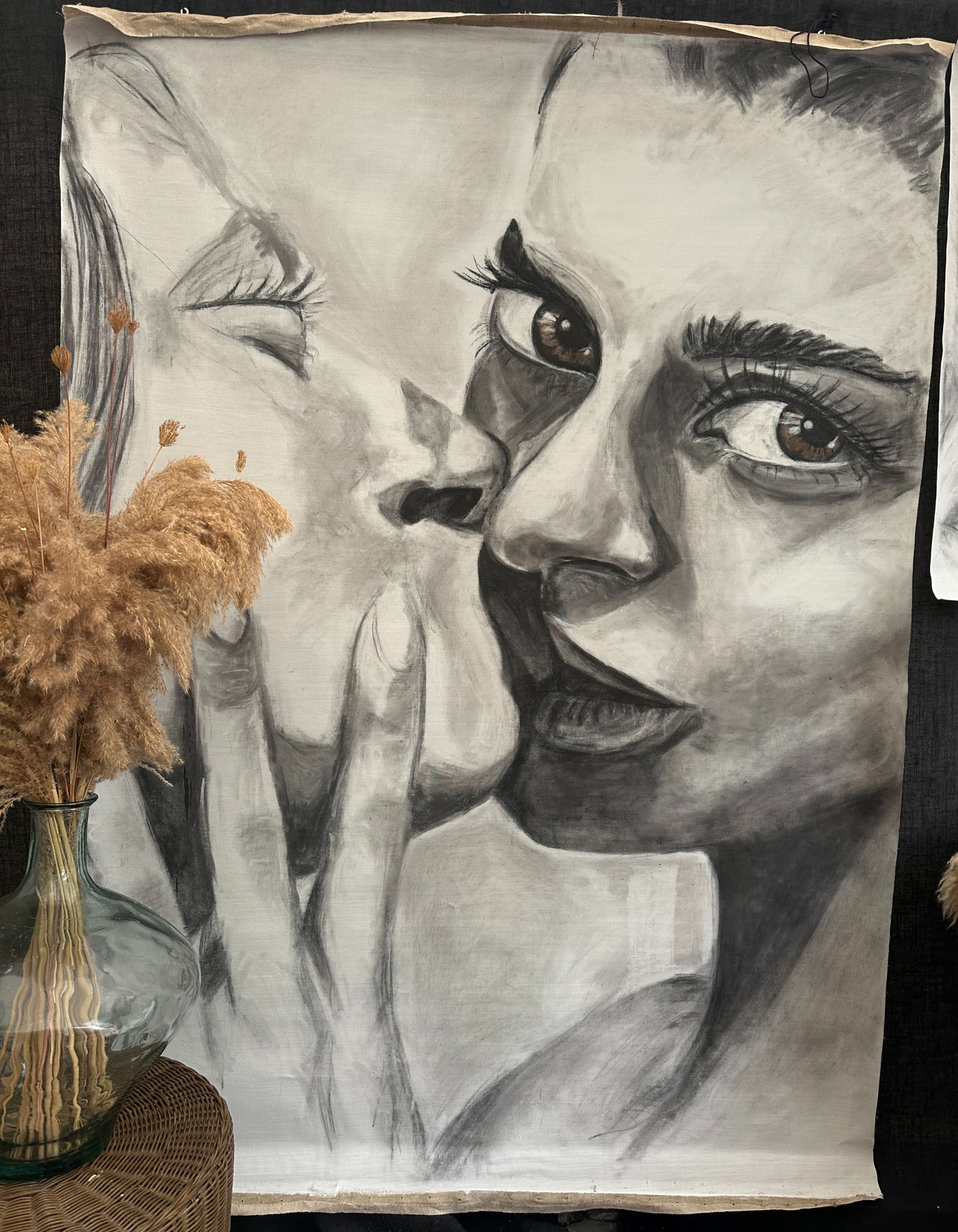 In het atelier